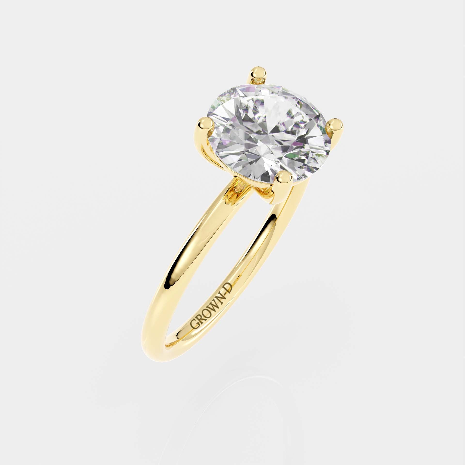Round Solitaire With Diamond Halo – 1.5 CT