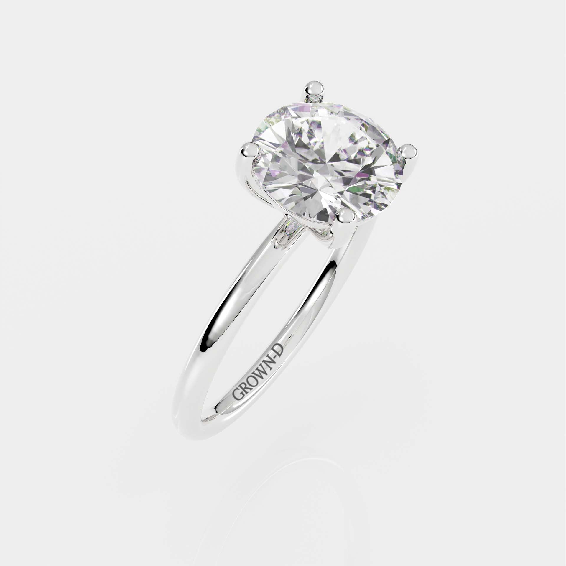 Round Solitaire With Diamond Halo – 1.5 CT