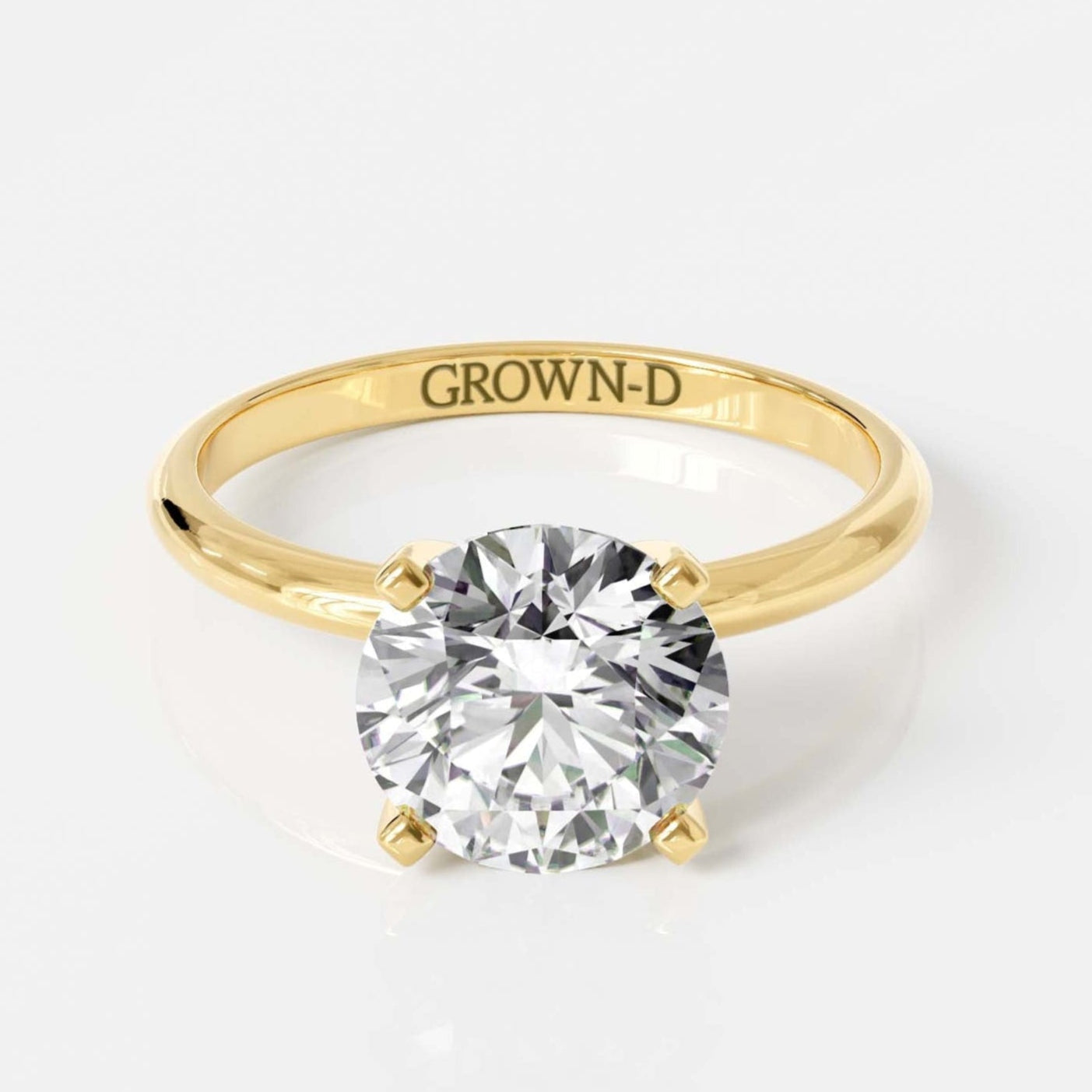 Classic Round Solitaire Ring – 2 CT