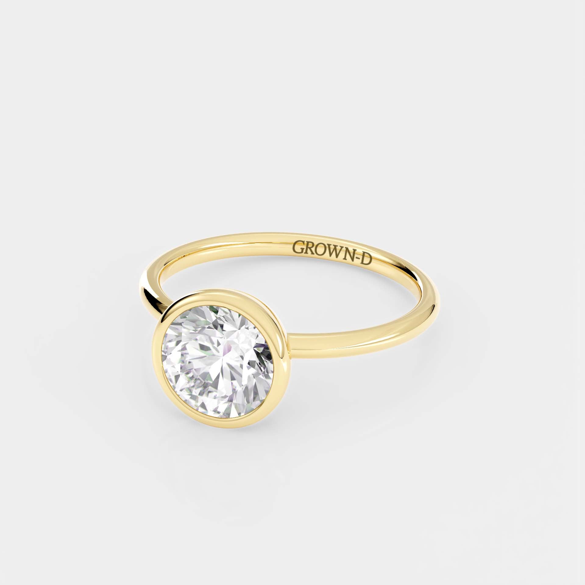 Limited Round Bezel Setting Ring – 1.5 CT