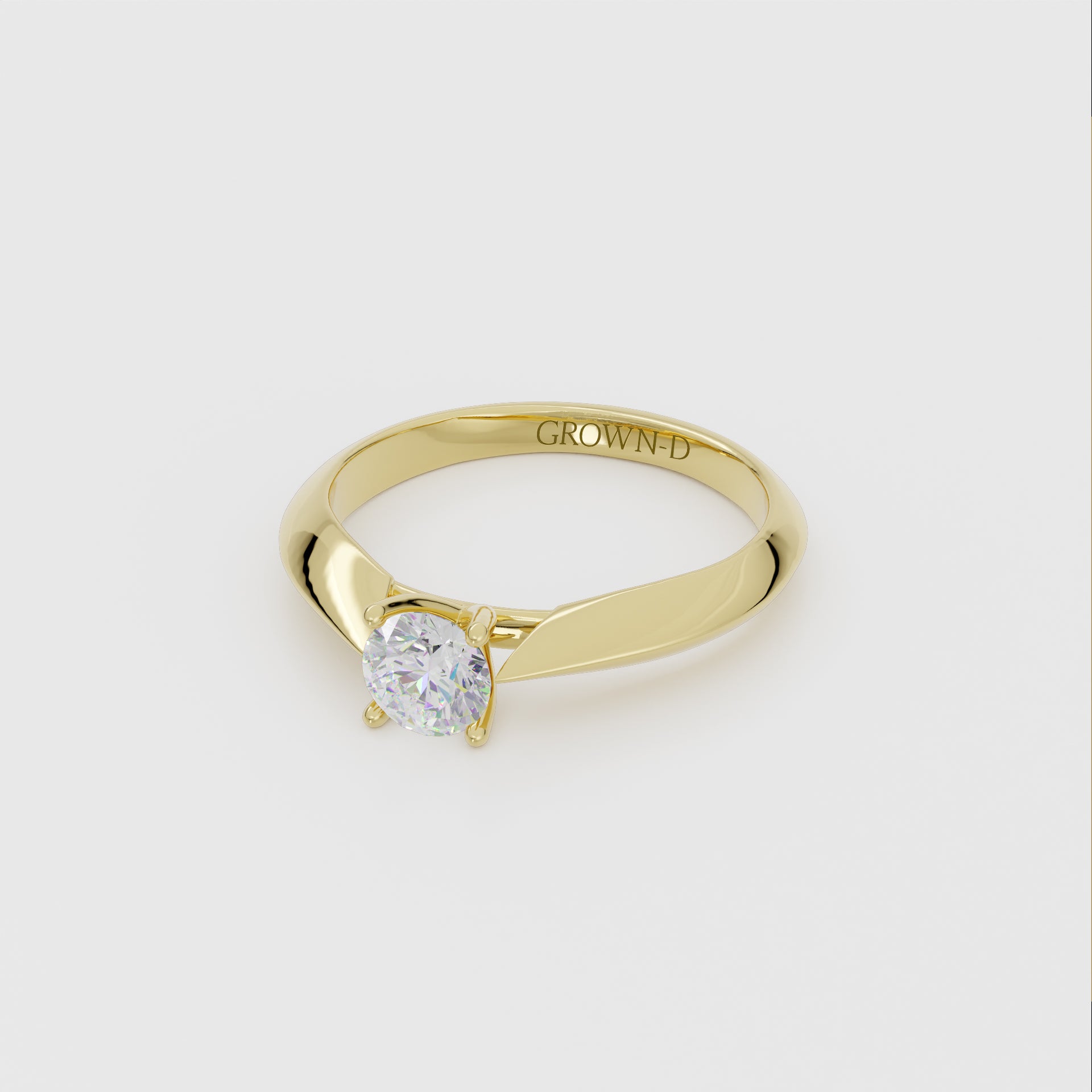 Round Solitaire With Pavé Halo – 2 CT