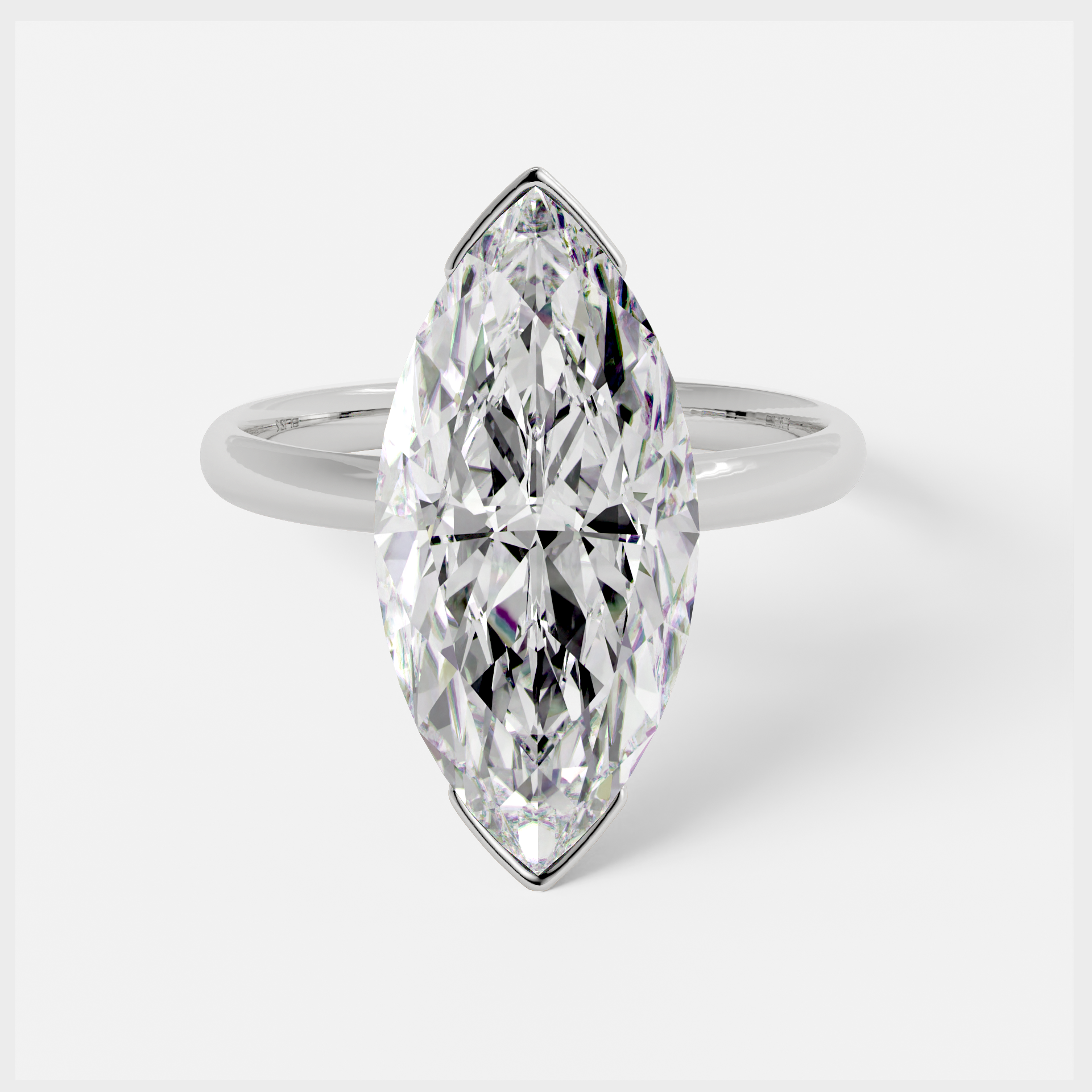 Marquise Solitaire With Six Prong Setting – 4 CT
