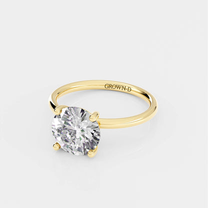 Round Solitaire With Diamond Halo – 1.5 CT