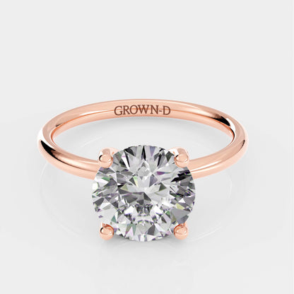 Round Solitaire With Diamond Halo – 1.5 CT