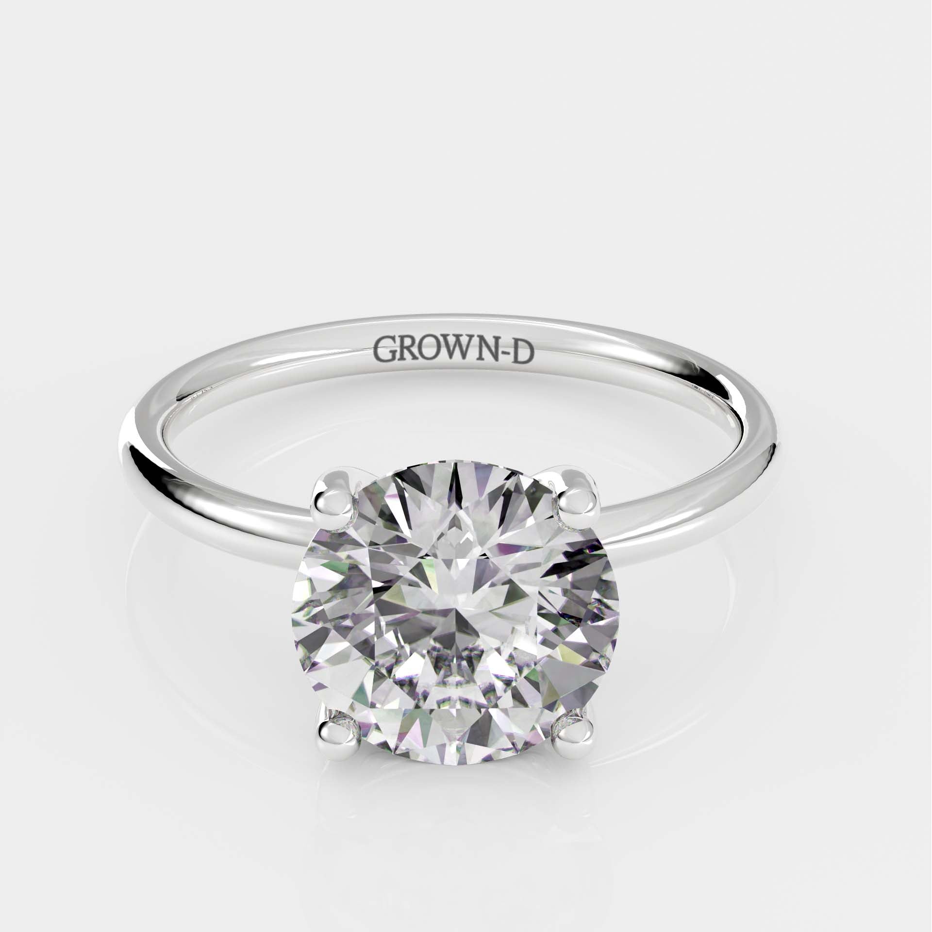Round Solitaire With Diamond Halo – 1.5 CT