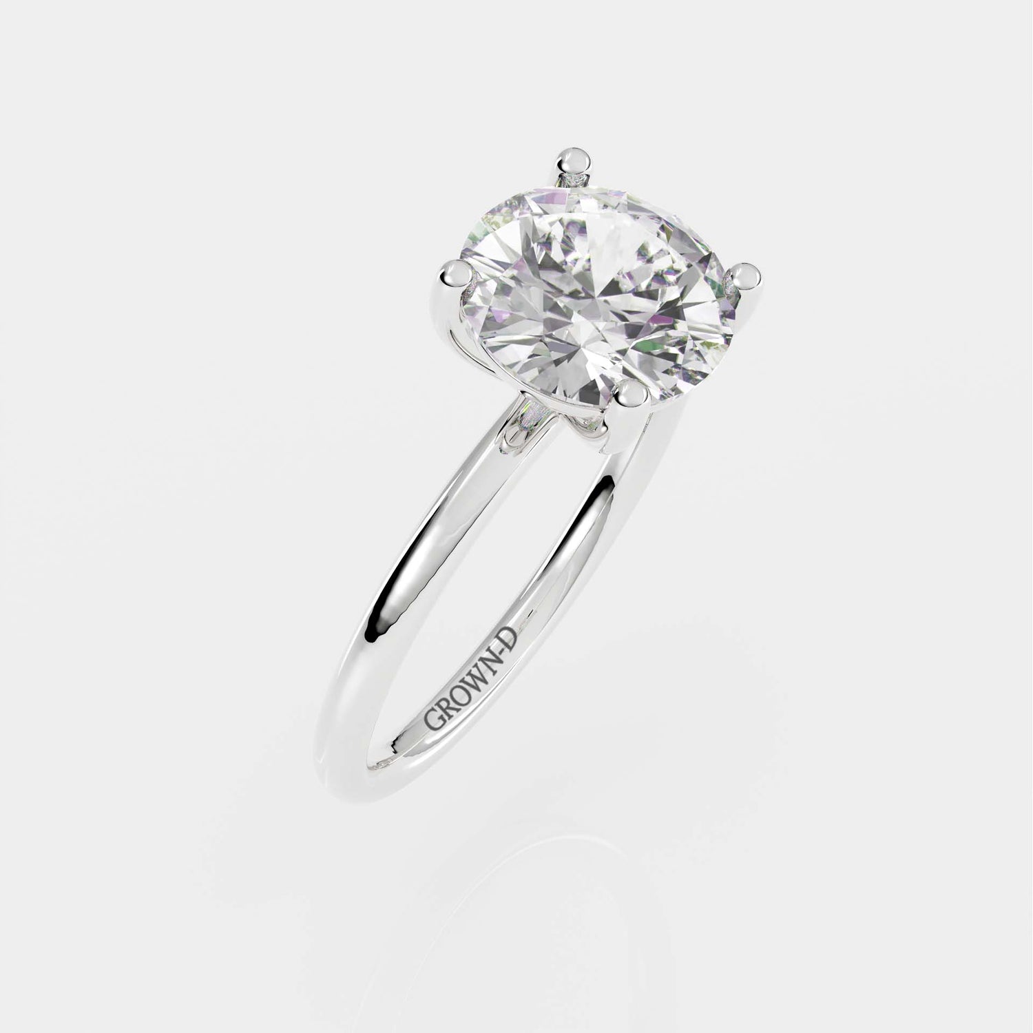 Round Solitaire With Diamond Halo – 1.5 CT