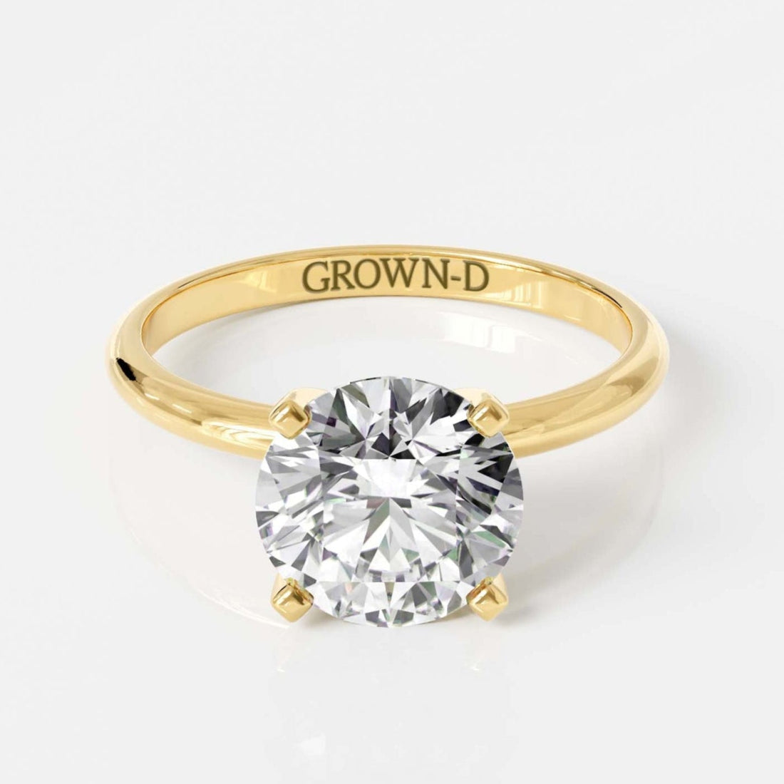 Classic Round Solitaire Ring – 2 CT