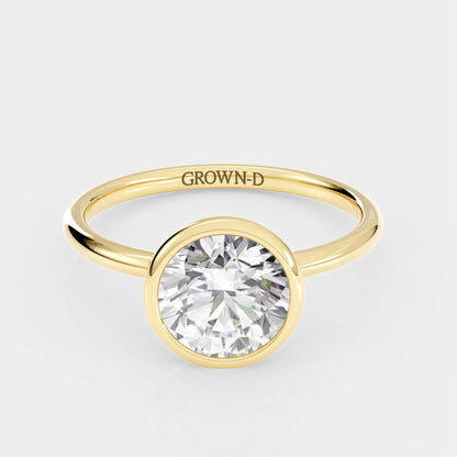 Limited Round Bezel Setting Ring – 1.5 CT