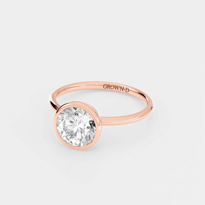 Limited Round Bezel Setting Ring – 1.5 CT