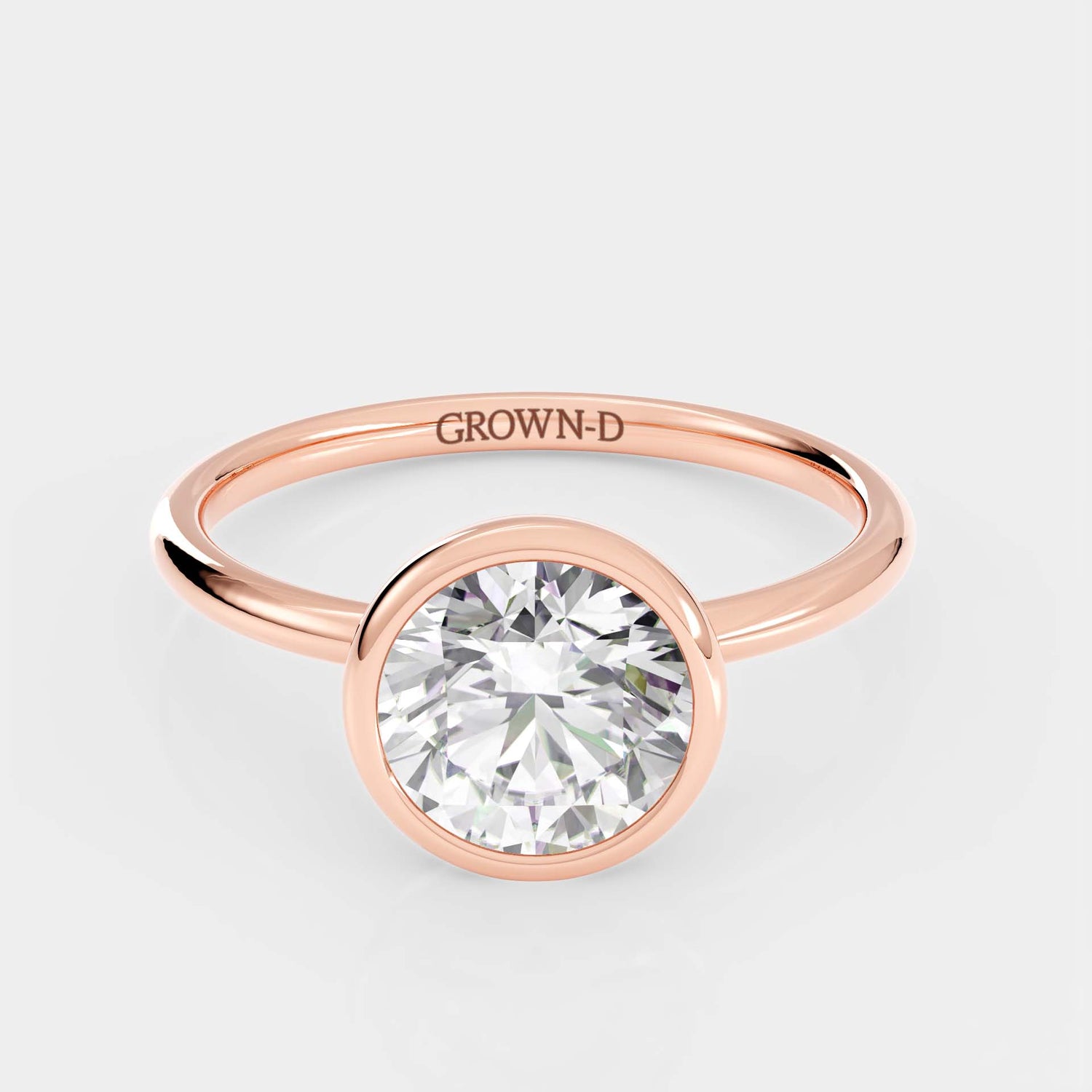 Limited Round Bezel Setting Ring – 1.5 CT