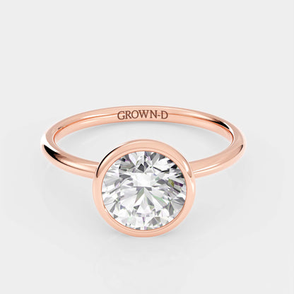 Limited Round Bezel Setting Ring – 1.5 CT