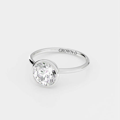 Limited Round Bezel Setting Ring – 1.5 CT