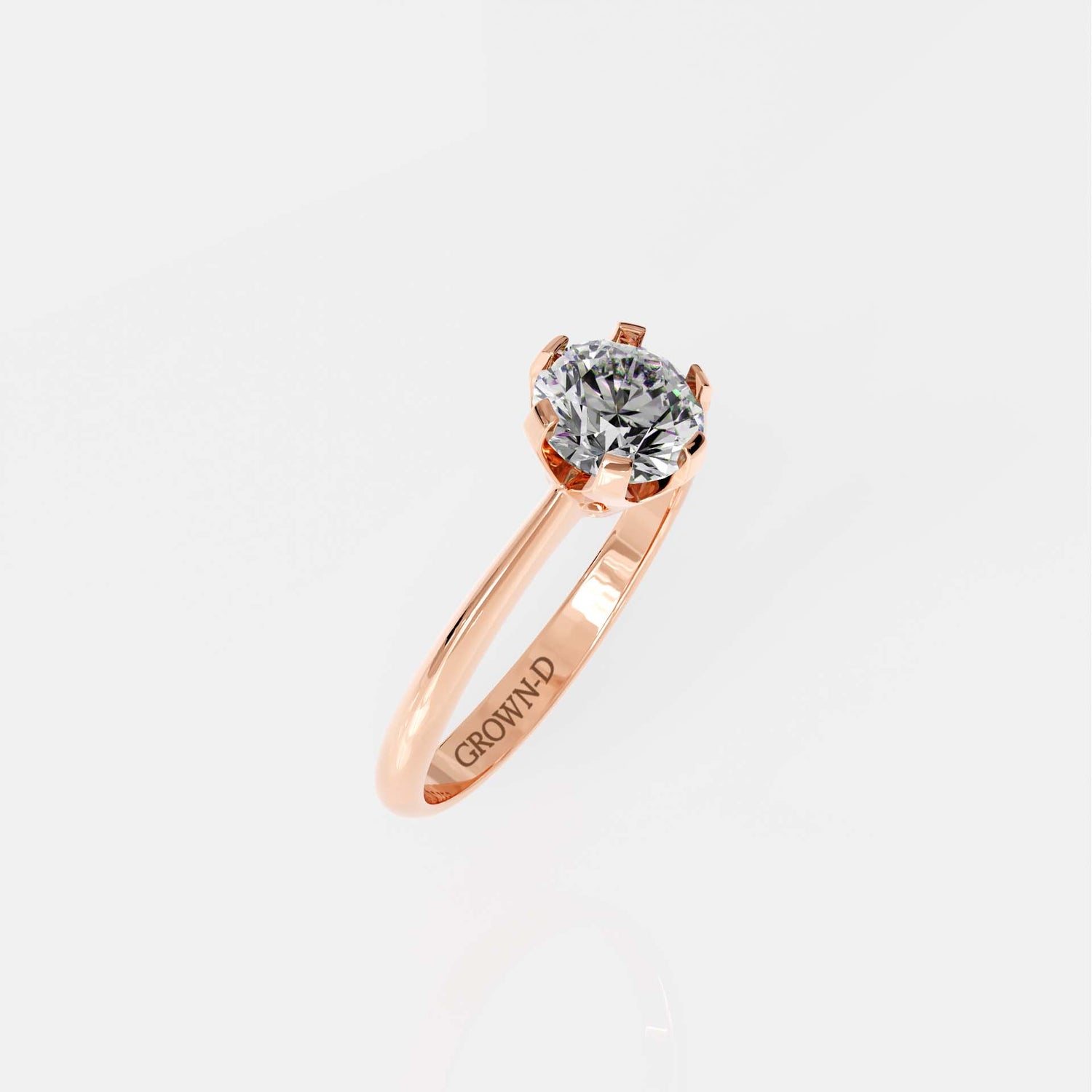 Round Solitaire With Pavé Band – 1.5 CT