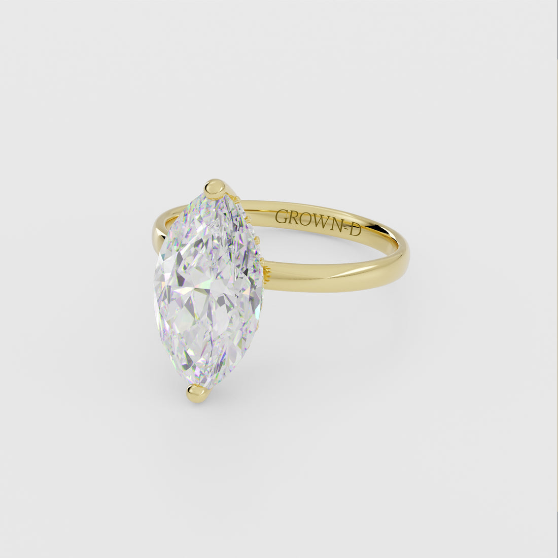 Marquise Solitaire With Diamond Halo – 1 CT
