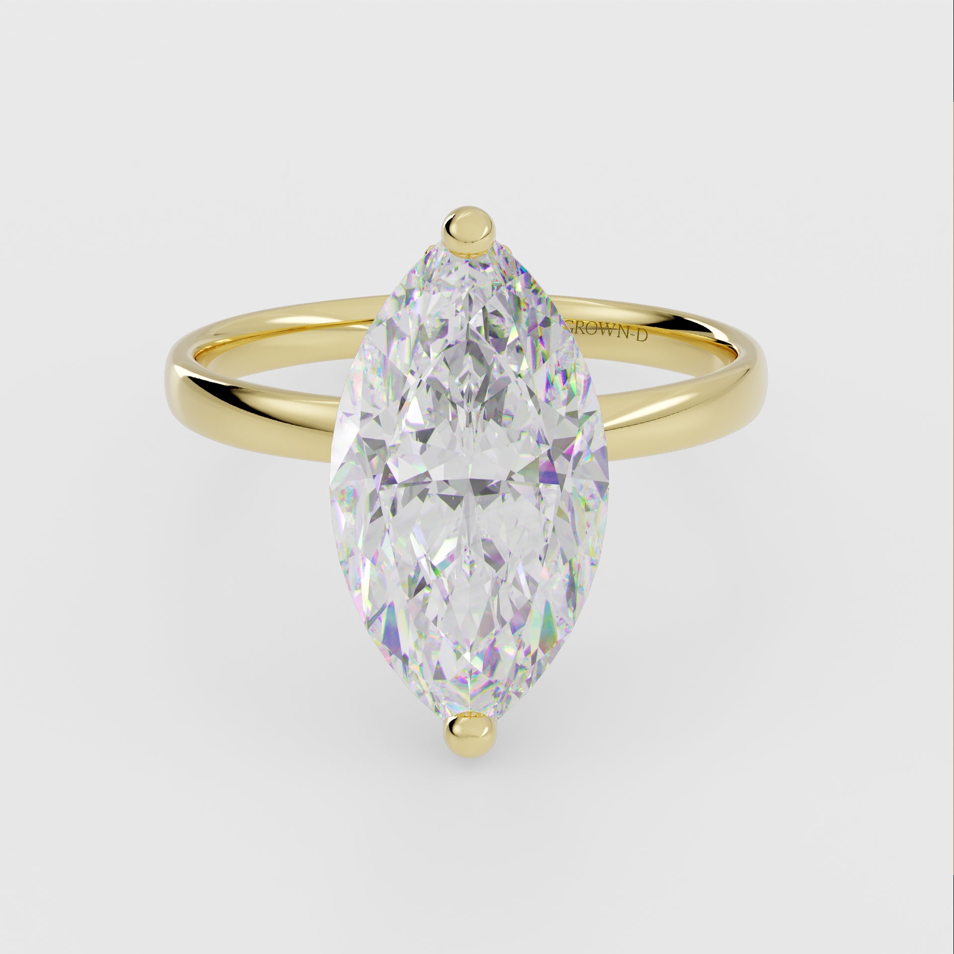 Marquise Solitaire With Diamond Halo – 1 CT