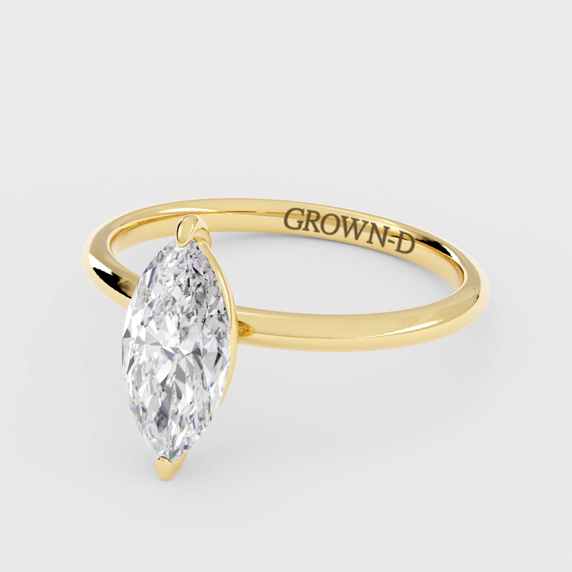 Marquise Solitaire With Pavé Band – 2.5 CT