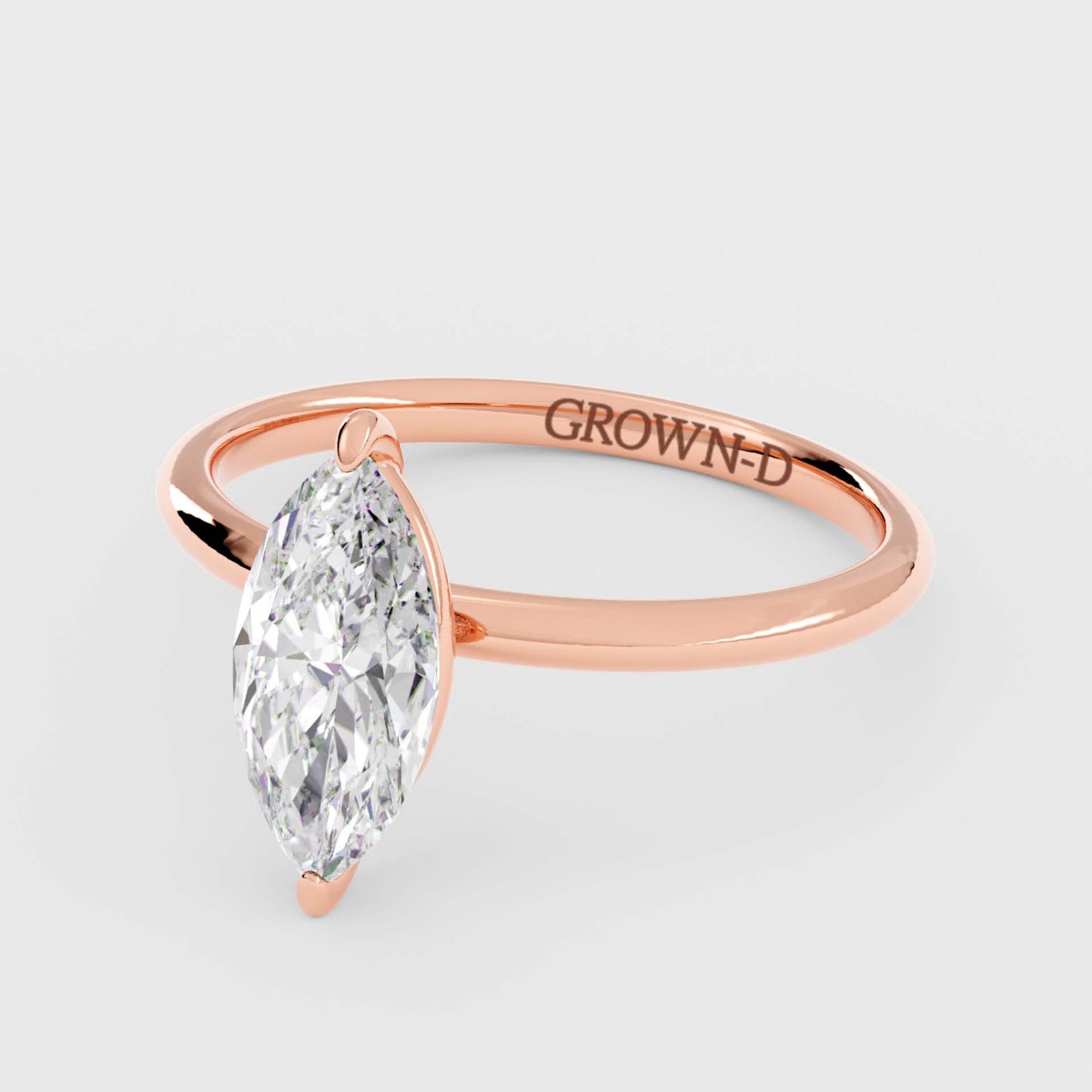 Marquise Solitaire With Pavé Band – 2.5 CT