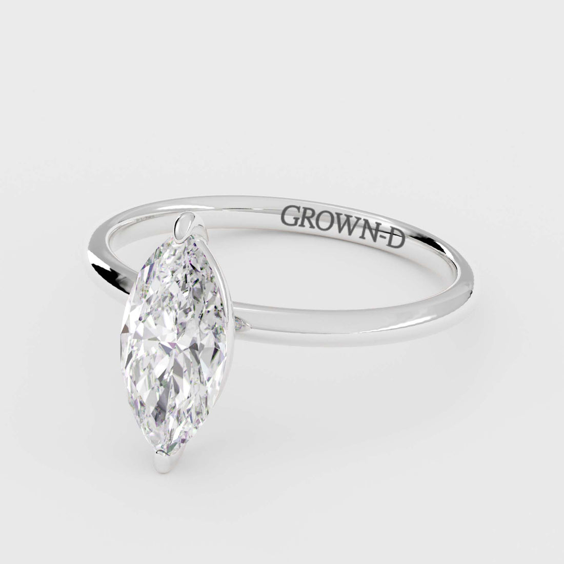 Marquise Solitaire With Pavé Band – 2.5 CT