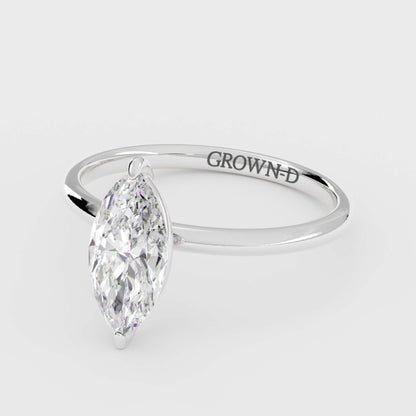 Marquise Solitaire With Pavé Band – 2.5 CT