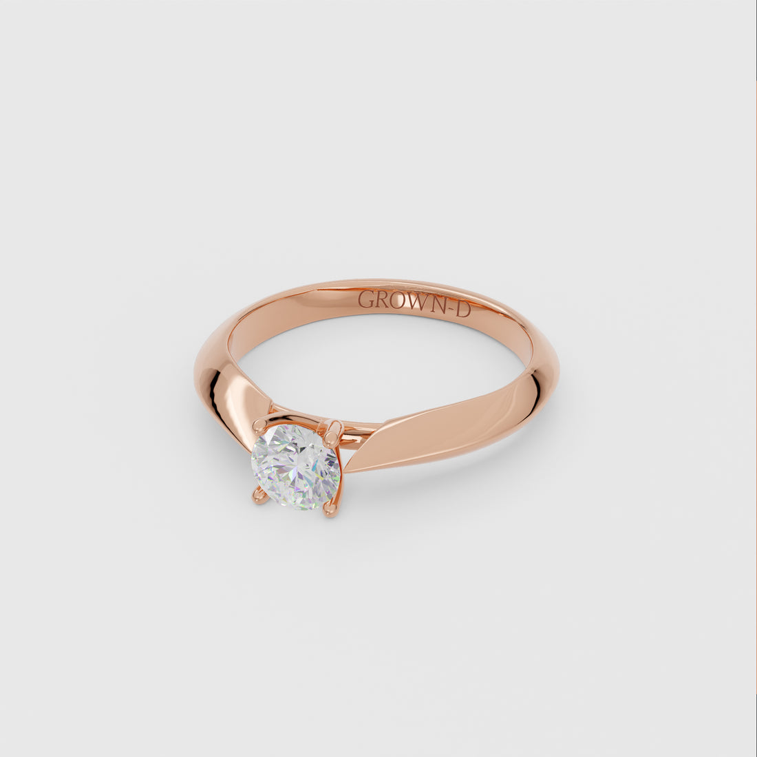 Round Solitaire With Pavé Halo – 2 CT