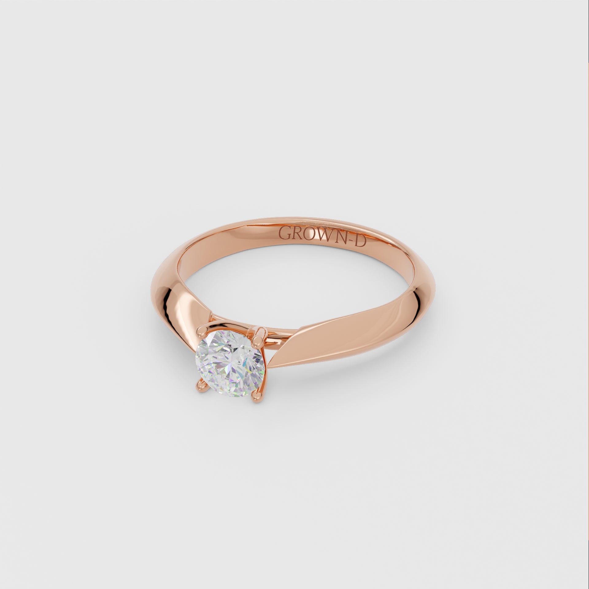 Round Solitaire With Pavé Halo – 2 CT