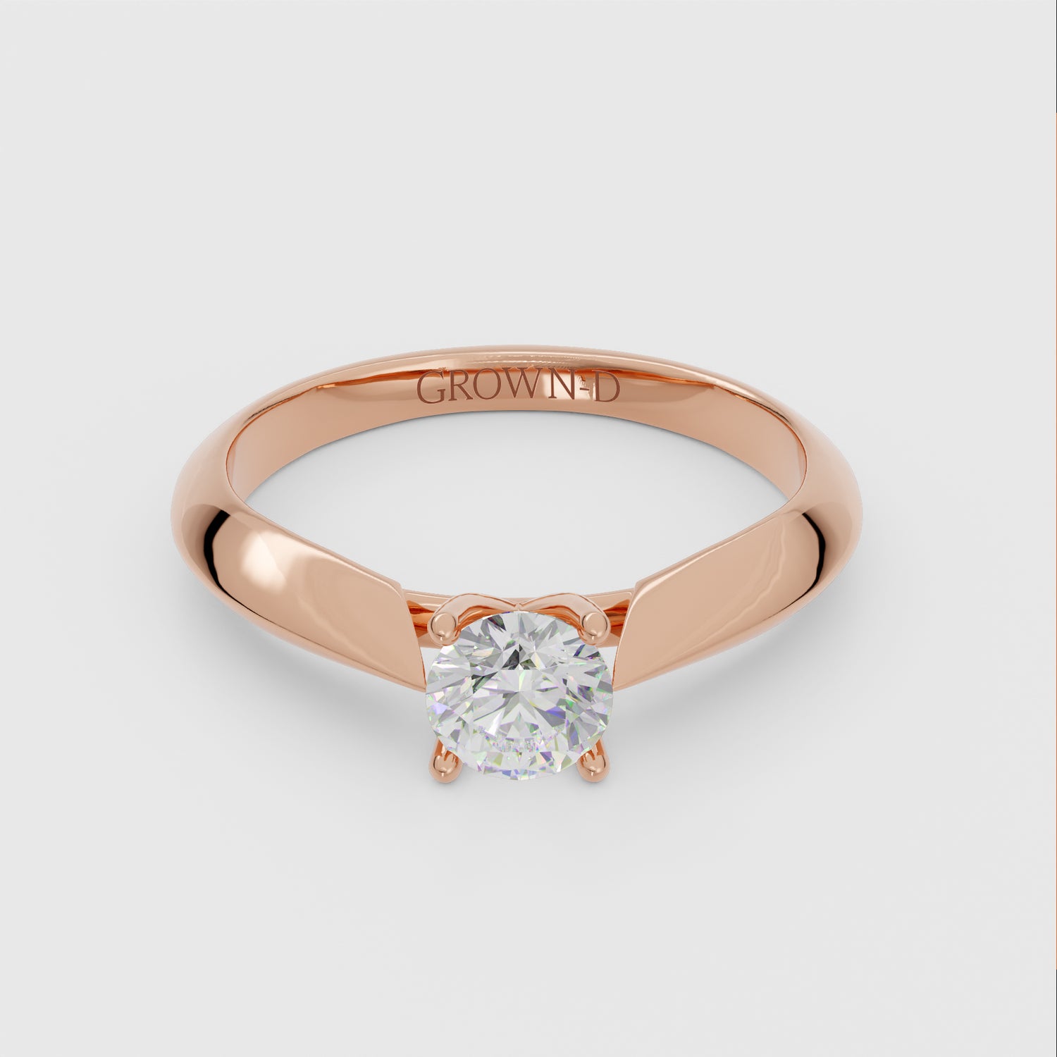 Round Solitaire With Pavé Halo – 2 CT