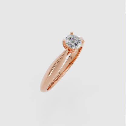 Round Solitaire With Pavé Halo – 2 CT