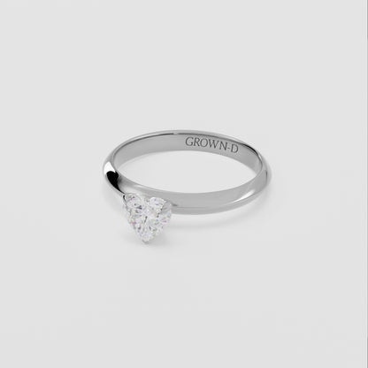 Heart Solitaire With Classic Setting – 1 CT