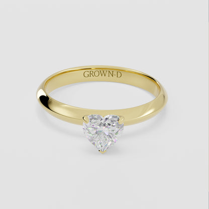 Heart Solitaire With Classic Setting – 1 CT