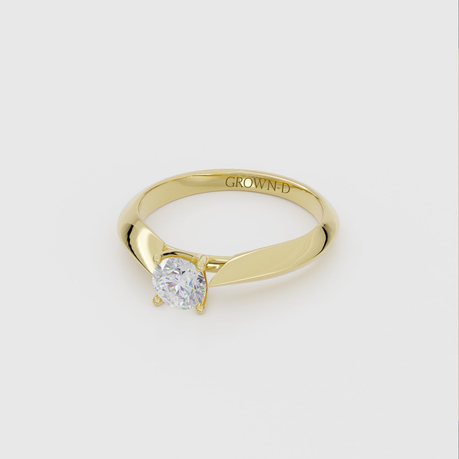 Round Solitaire With Pavé Halo – 2 CT