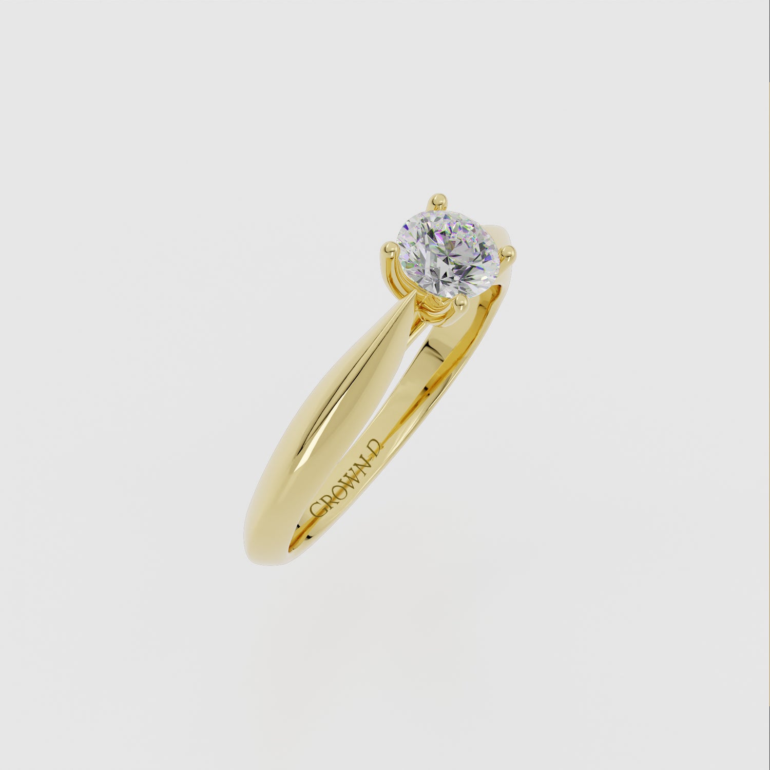 Round Solitaire With Pavé Halo – 2 CT