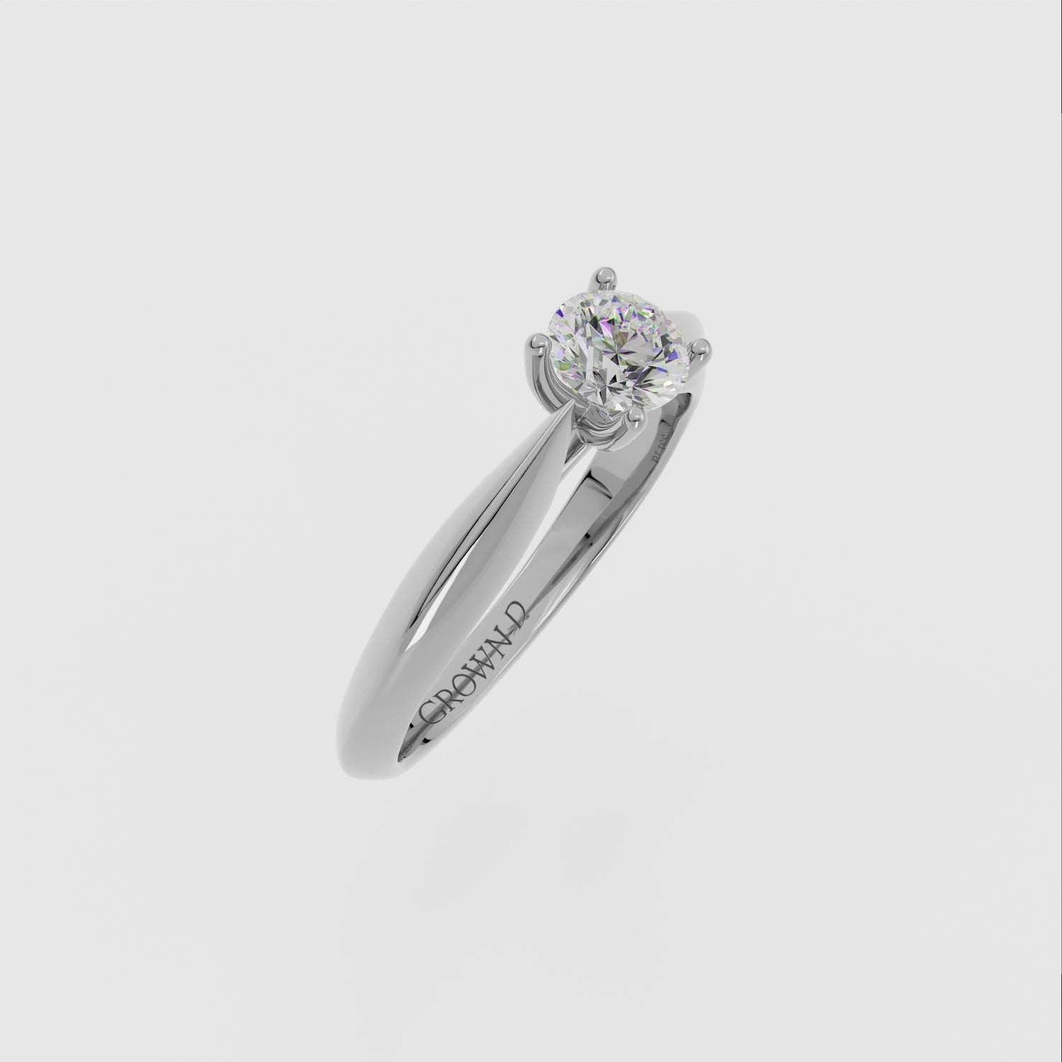 Round Solitaire With Pavé Halo – 2 CT