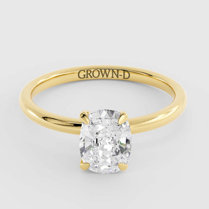 Cushion Solitaire With Four Prong Setting – 1 CT