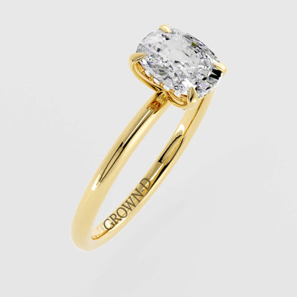Cushion Solitaire With Four Prong Setting – 1 CT