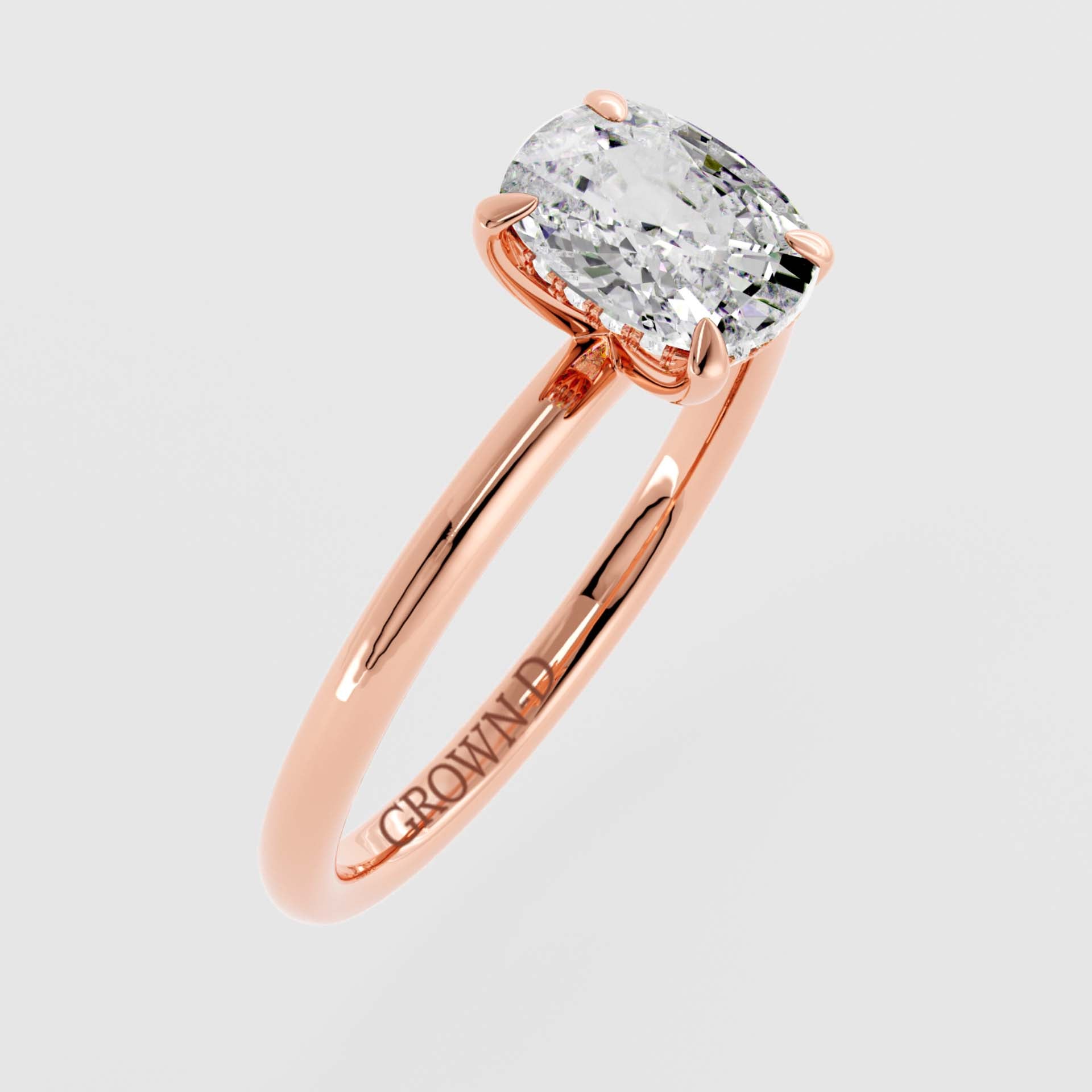 Cushion Solitaire With Four Prong Setting – 1 CT