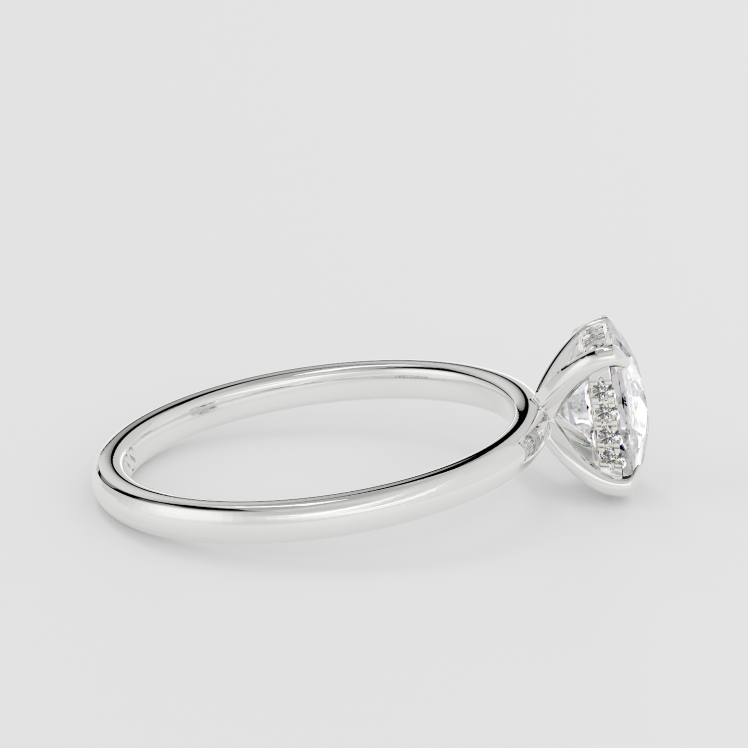 Cushion Solitaire With Four Prong Setting – 1 CT