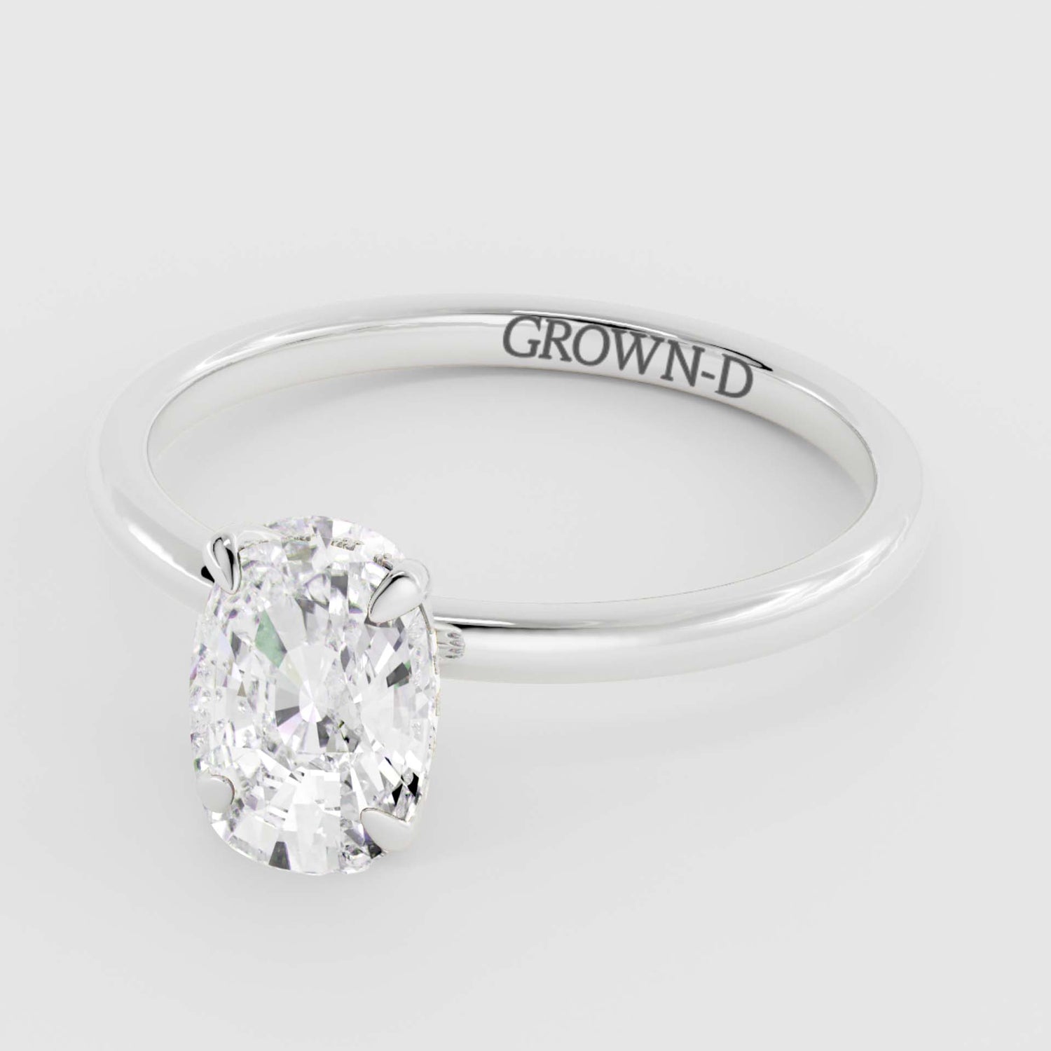 Cushion Solitaire With Four Prong Setting – 1 CT