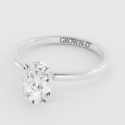 Cushion Solitaire With Four Prong Setting – 1 CT