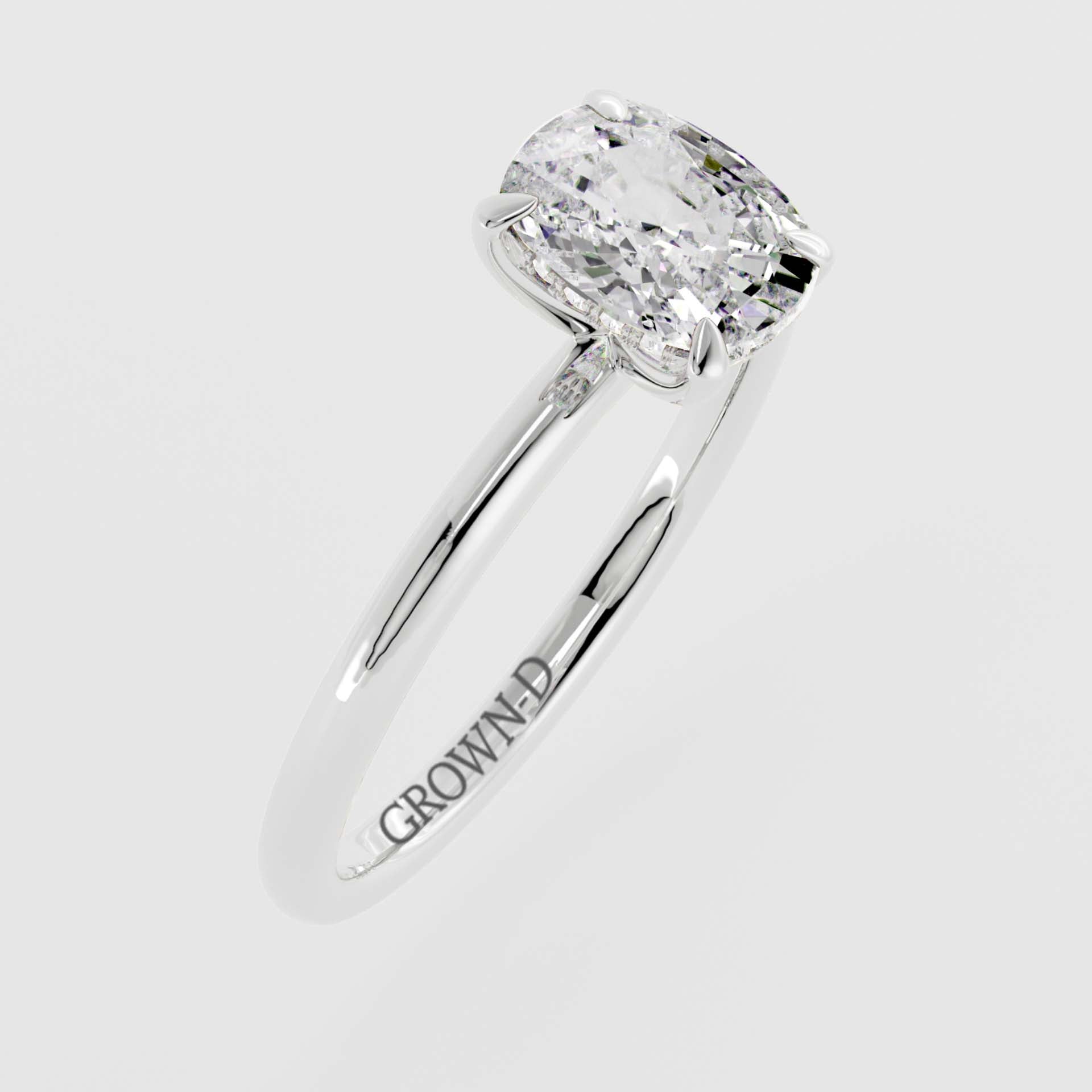 Cushion Solitaire With Four Prong Setting – 1 CT