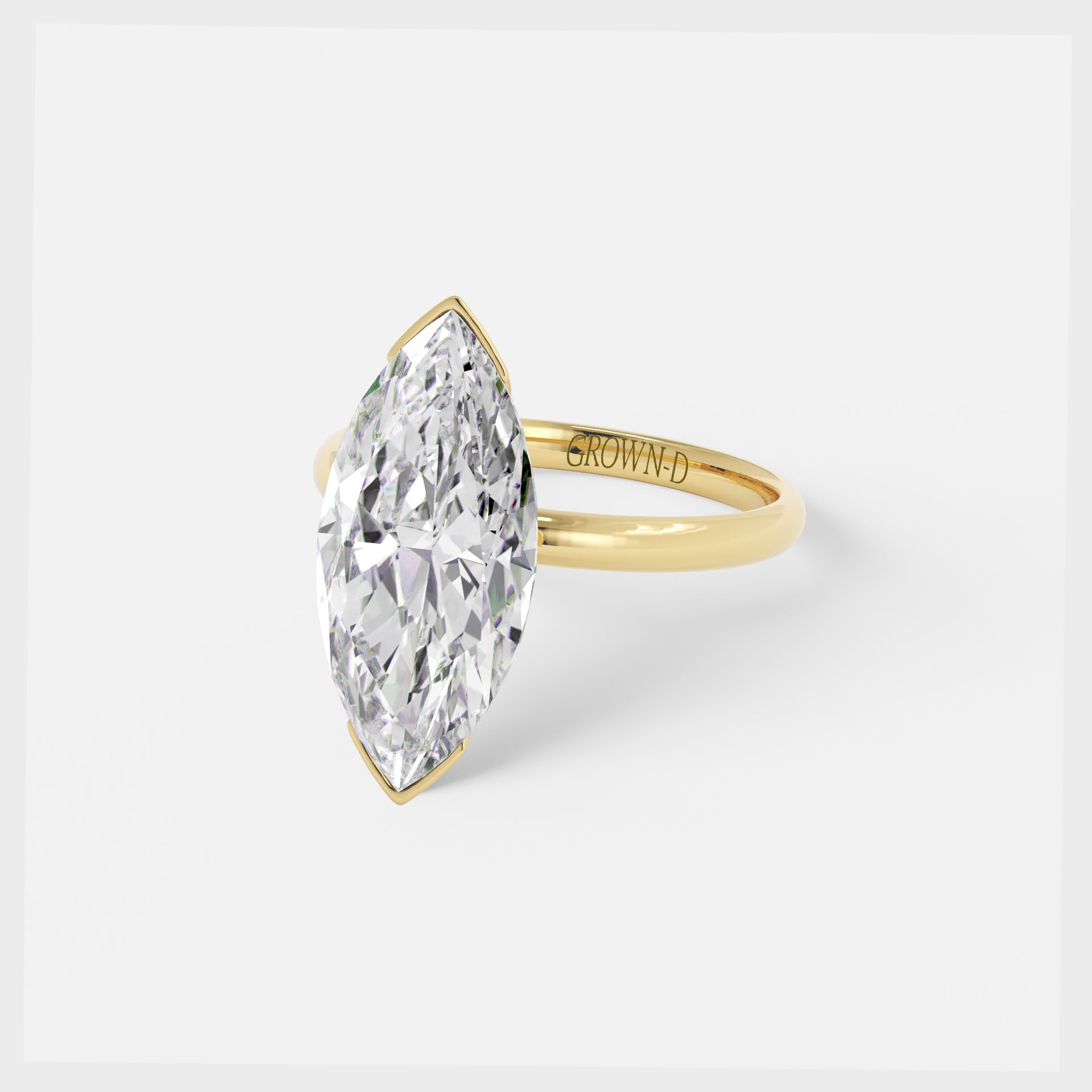 Marquise Solitaire With Six Prong Setting – 4 CT