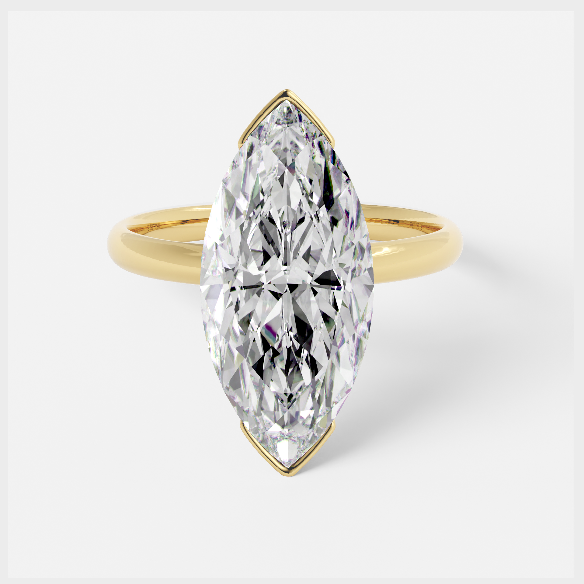 Marquise Solitaire With Six Prong Setting – 4 CT