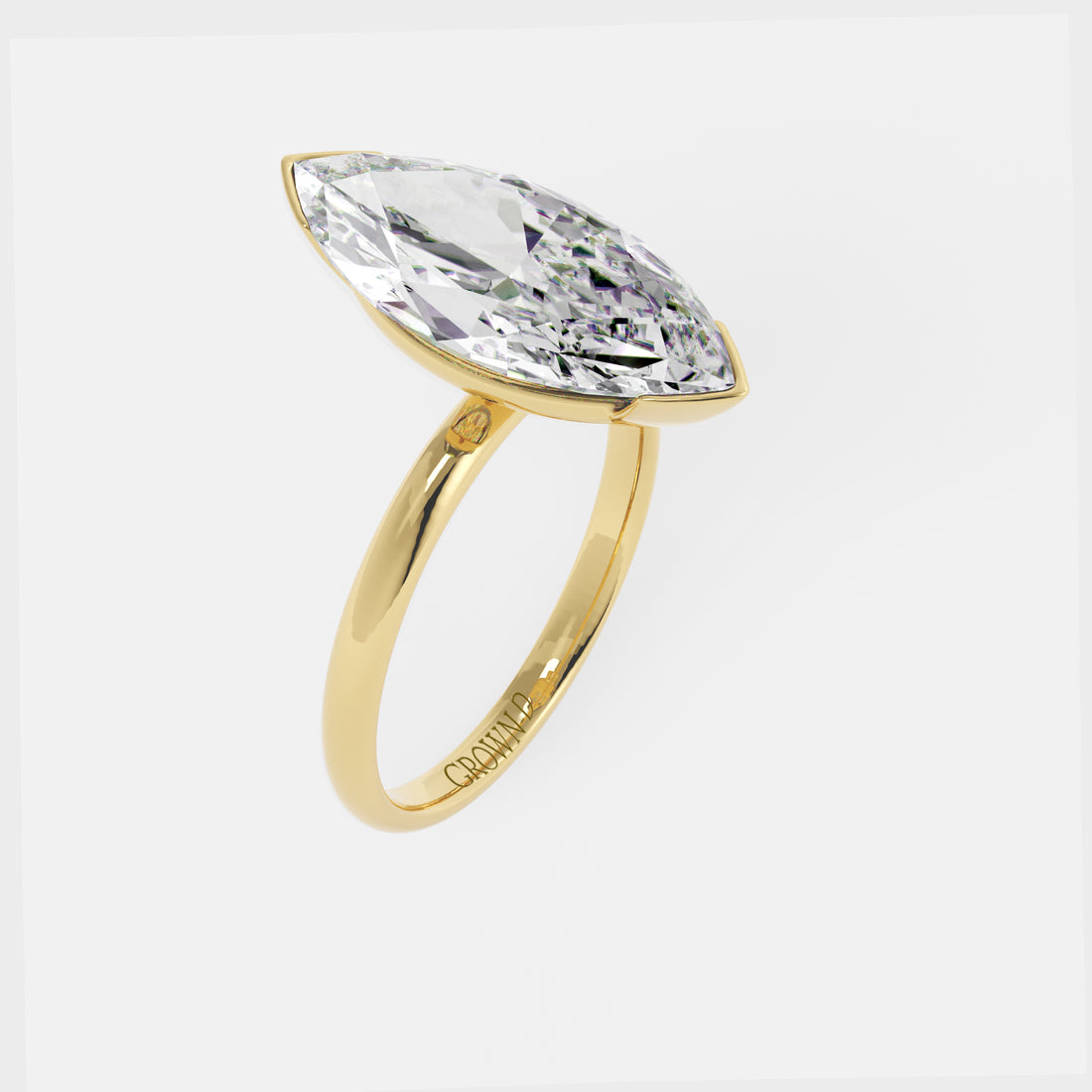 Marquise Solitaire With Six Prong Setting – 4 CT
