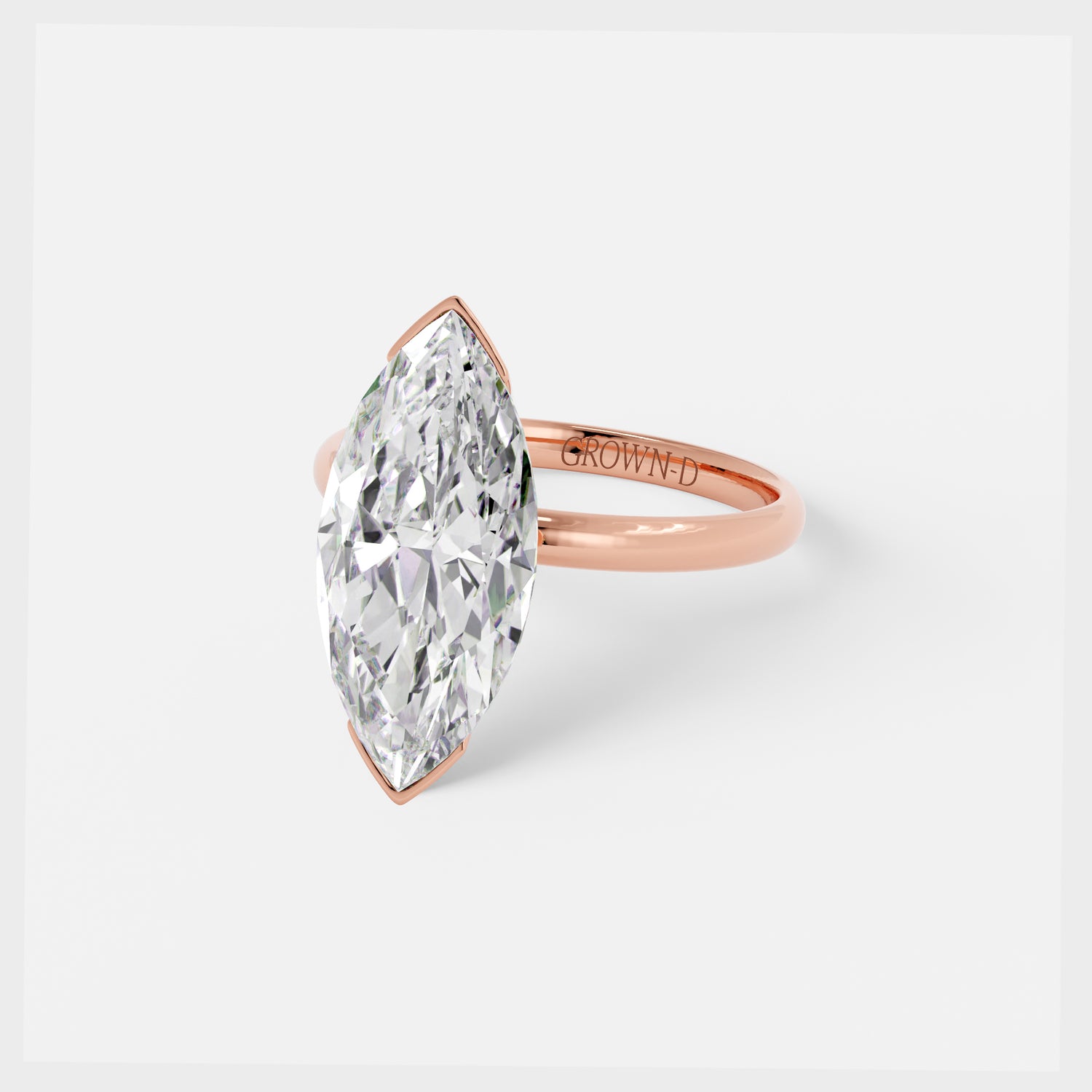 Marquise Solitaire With Six Prong Setting – 4 CT