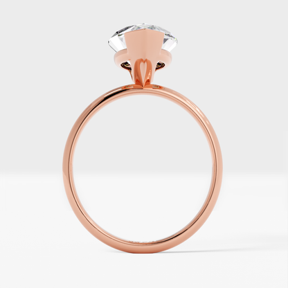 Marquise Solitaire With Six Prong Setting – 4 CT