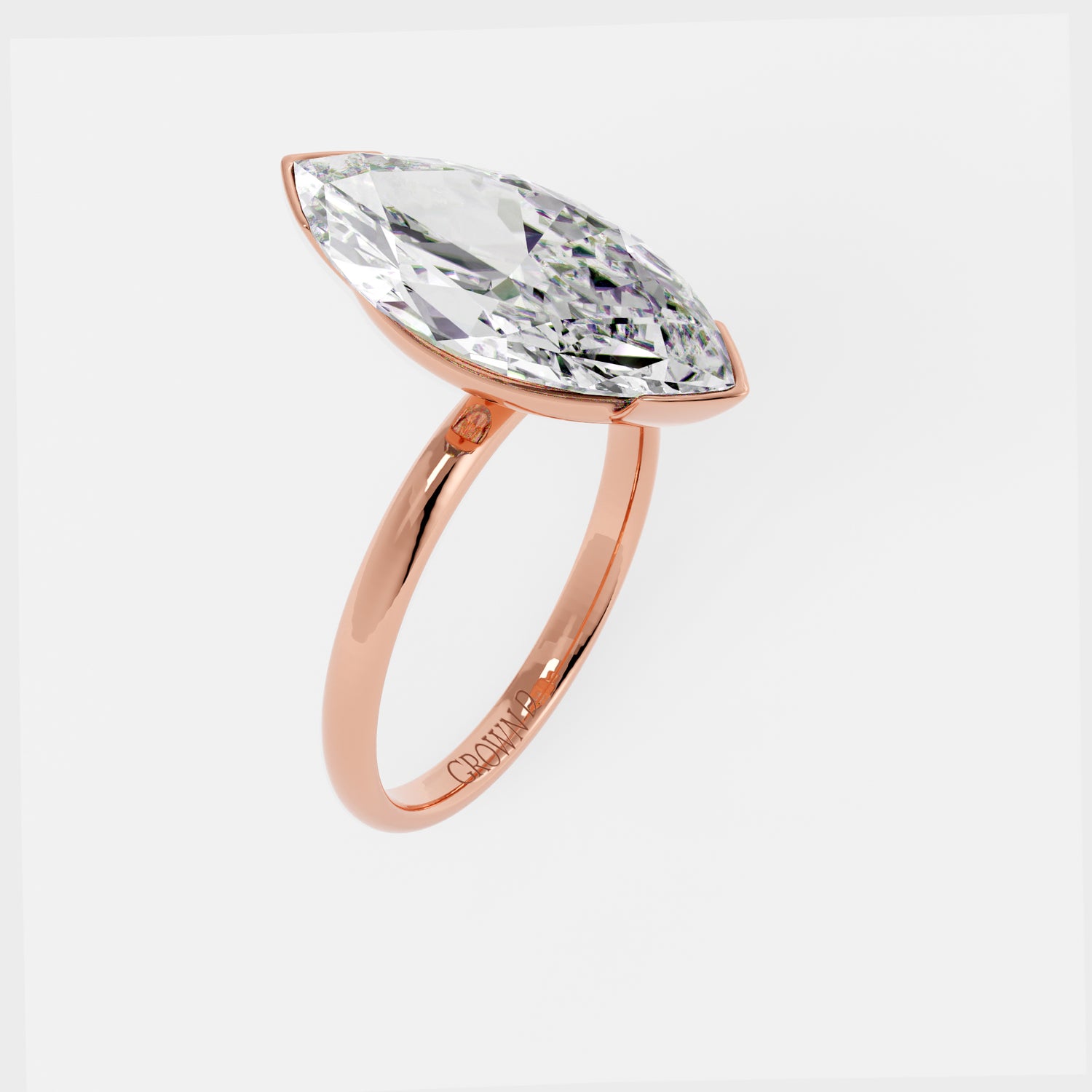 Marquise Solitaire With Six Prong Setting – 4 CT