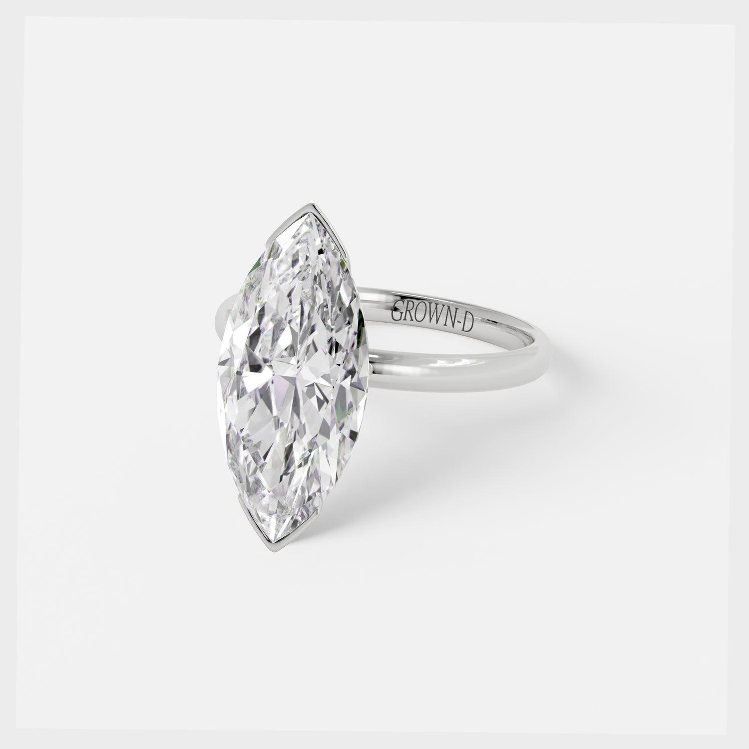 Marquise Solitaire With Six Prong Setting – 4 CT