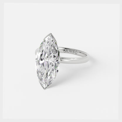 Marquise Solitaire With Six Prong Setting – 4 CT