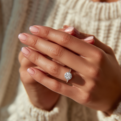 Limited Round Bezel Setting Ring – 1.5 CT